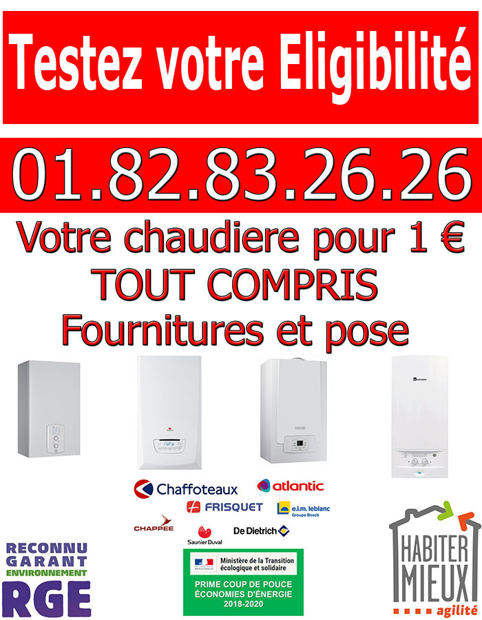 Prime Chaudiere Auvers sur Oise 95430